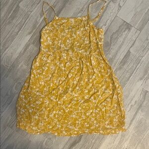 Girls Old Navy Yellow Floral Sundress